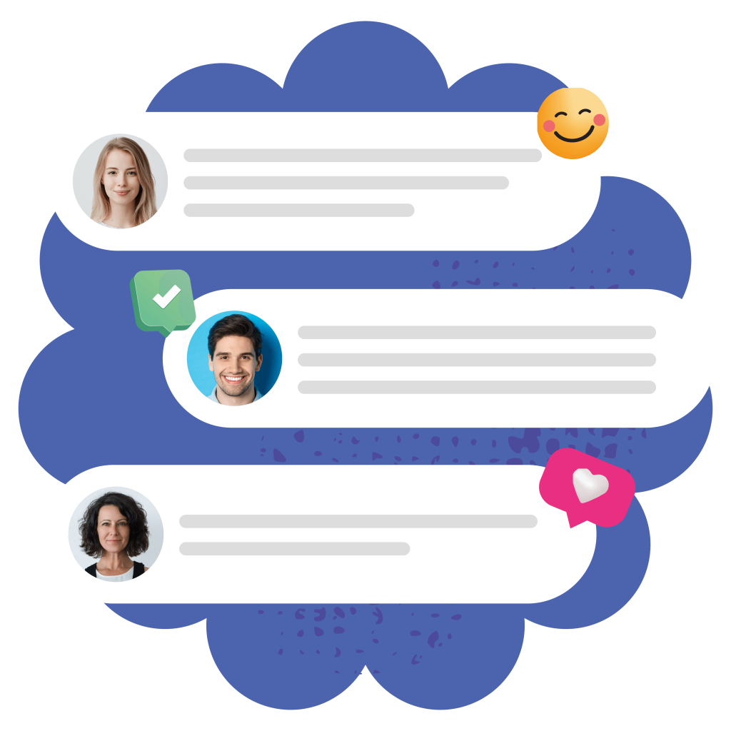 social media testimonials